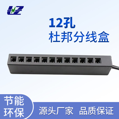 LED12 Hole dividing box A drag 12 Hole led DuPont Junction box cupboard Lighting Junction box LED connector