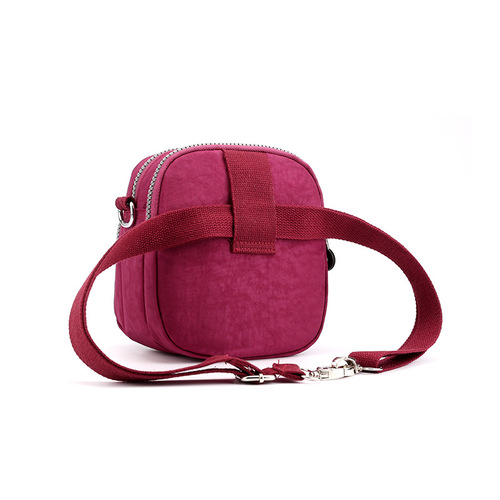 New waterproof oxford cloth women's bag one-shoulder cross-body mini bag canvas fashion mobile phone coin purse