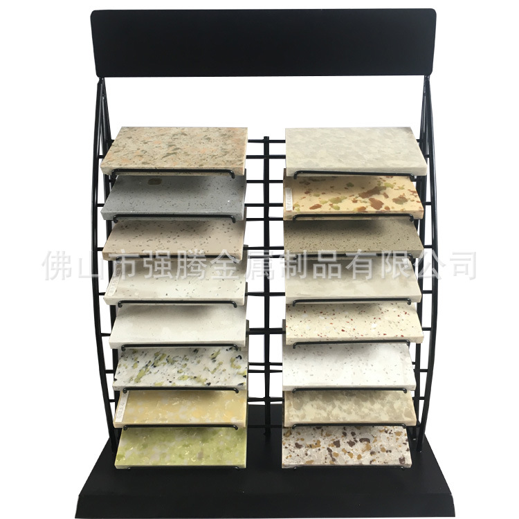 石材展架，人造石展架石英石展架岩板人造石台面架 瓷砖木板样品