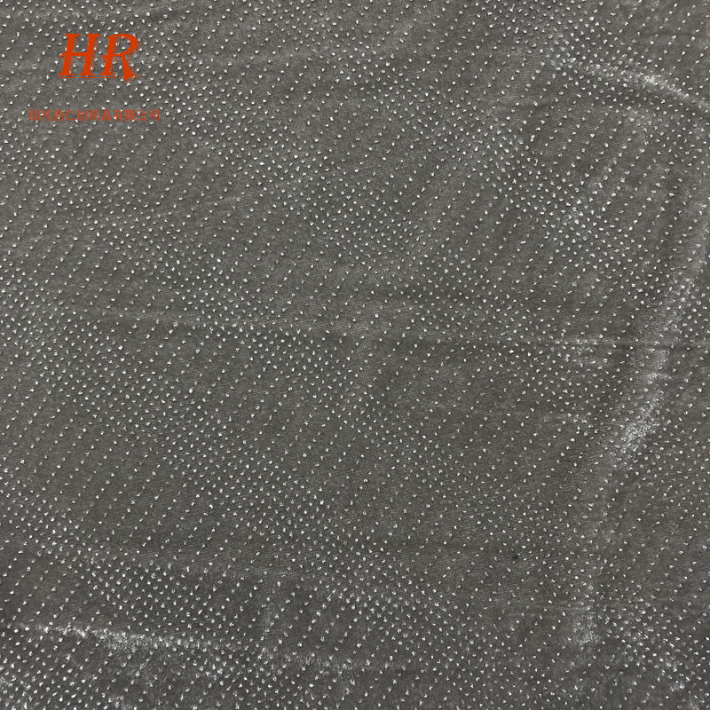 四方丽绒烫金面料加工 不倒绒韩国绒绒布女士旗袍时装布料批发