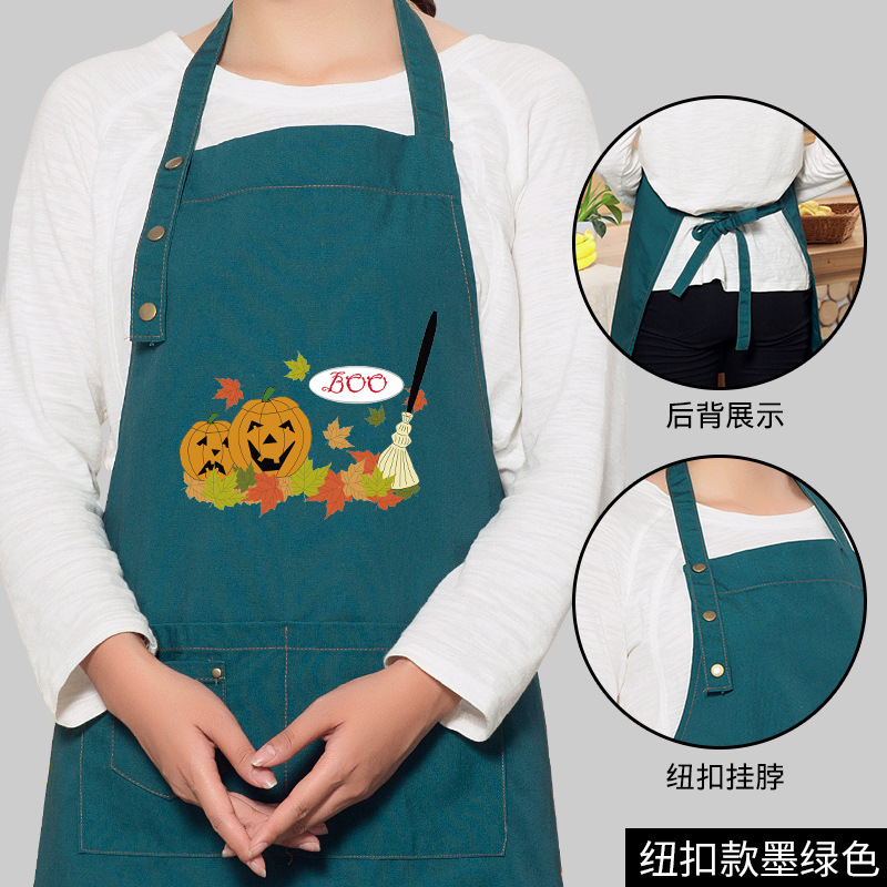 Estilo de botón-verde oscuro-luz calabaza