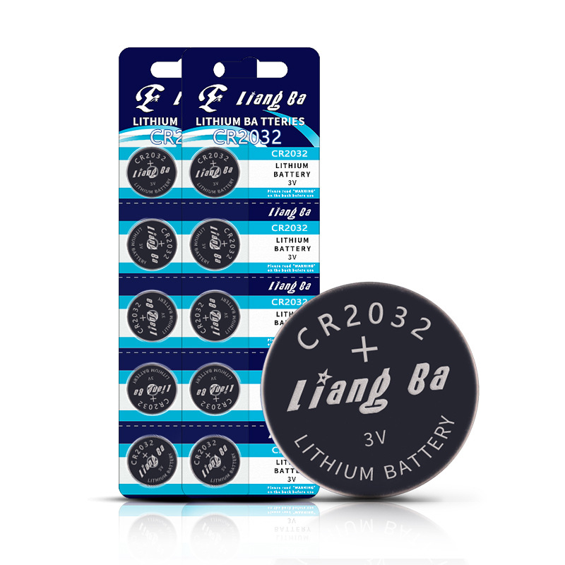 CR2032纽扣电池 卡装3V扣式电池 电脑主板玩具手表电子秤厂家直供