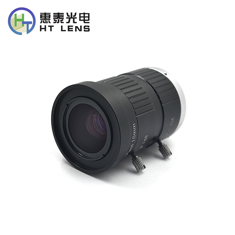 FA 산업용 렌즈 16MM 1 인치 HD 8 백만 C 포트 왜곡 기계 비전 산업용 카메라 렌즈