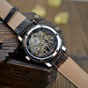 Victor, silver mechanical mechanical watch suitable for men and women, trend swiss watch, Birthday gift