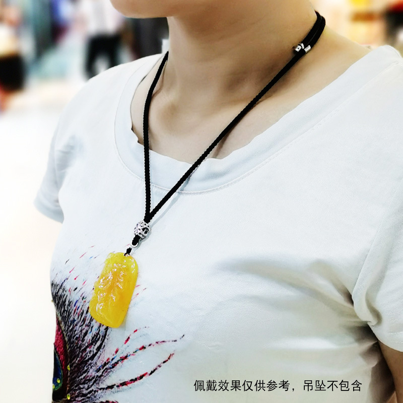 XD Adjustable emerald necklace cord