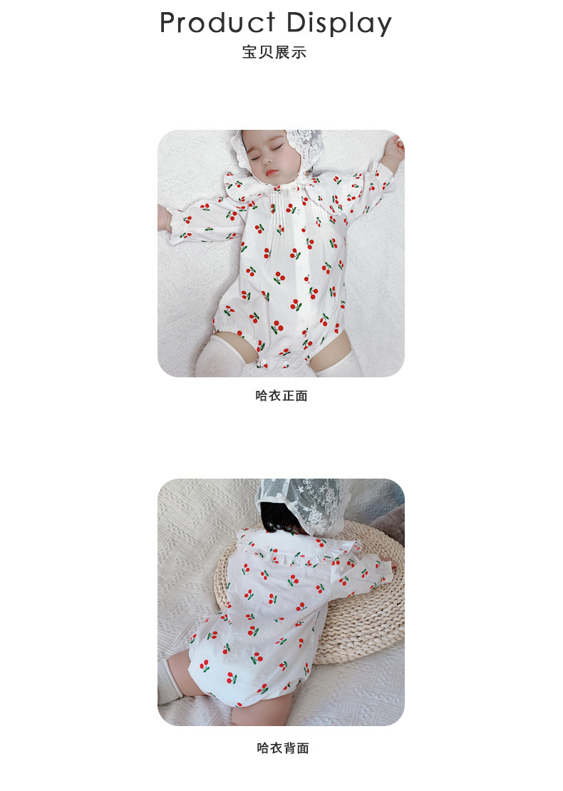 Spring New Baby Onesies Triangle Children&#39;s Clothing Wholesale display picture 3