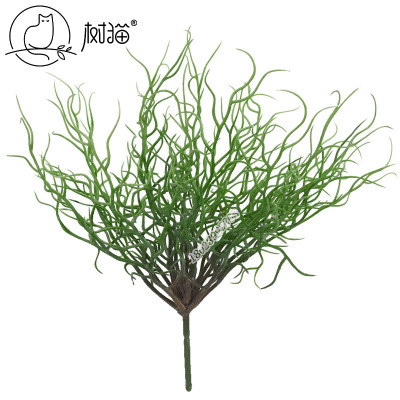 simulation Botany Decoration 28cm Deadwood Subtilis Plastic flowers indoor Green plant Potted plant decorate flower arrangement parts