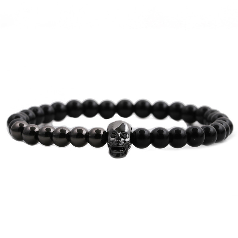 fashion new Skull Demon Eyes Beaded Bracelet