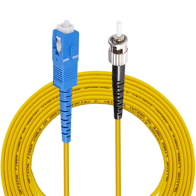 川正光电 标准电信SC-ST单模单芯光纤跳线 收发器尾纤 SC-ST 3米
