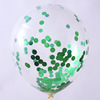 Transparent golden nail sequins, balloon, decorations, evening dress, layout, internet celebrity