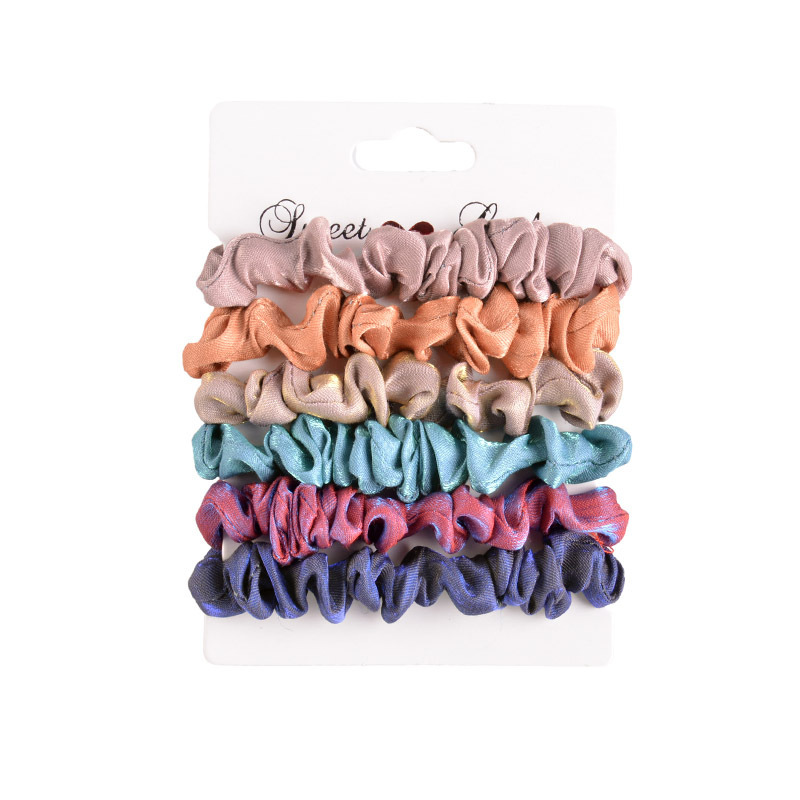 50g Weight Headwear Classification Festival Occasion Geometric Pattern Women'S Gender Fashion Style Purple, Red, Green, Blue, Gold Color Fashion Gold Velvet Printed Hair Scrunchies Set 5