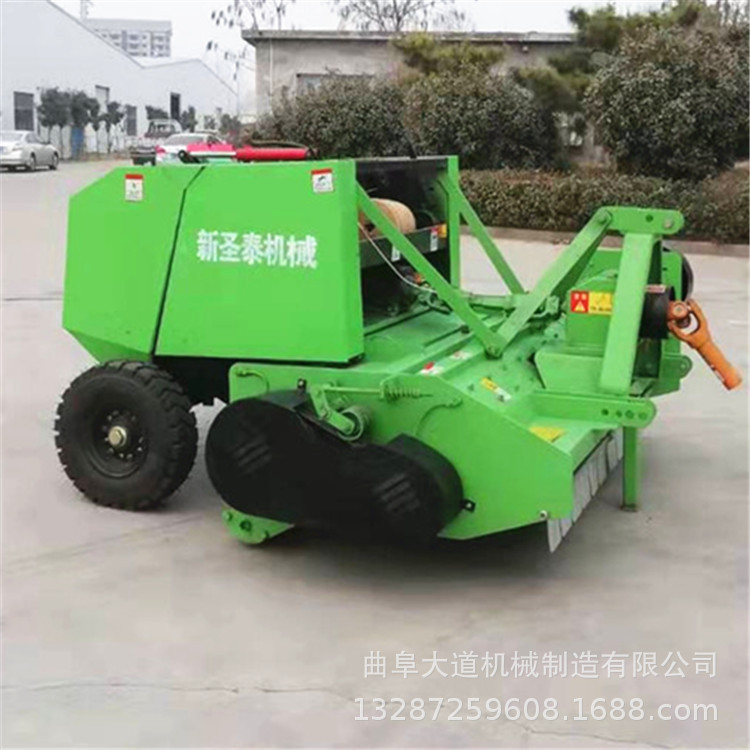 玉米秸秆打圆捆机 玉米秸秆收获打捆一体机  车载玉米秸秆粉碎机