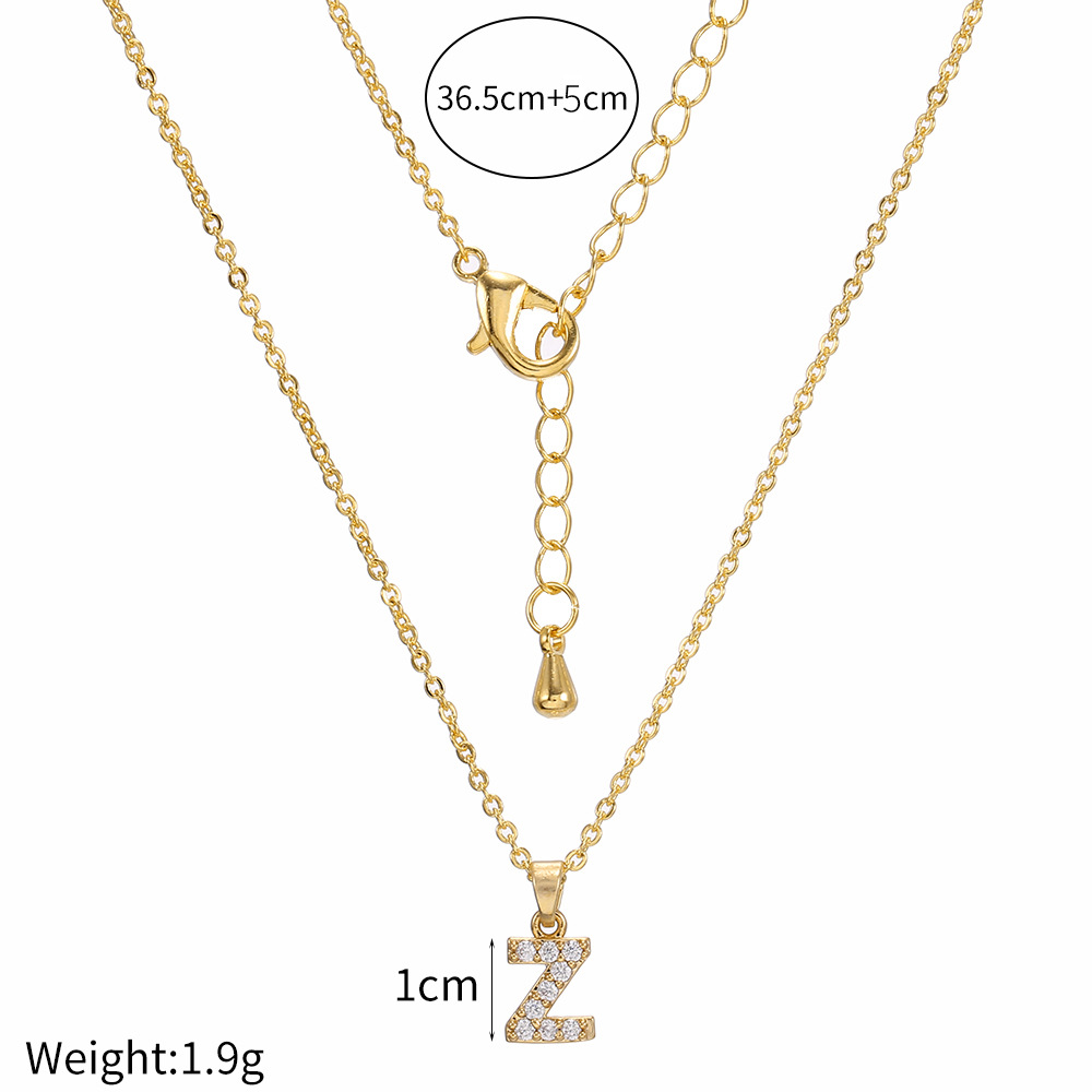 Fashion Letter Necklace In Bulk display picture 1