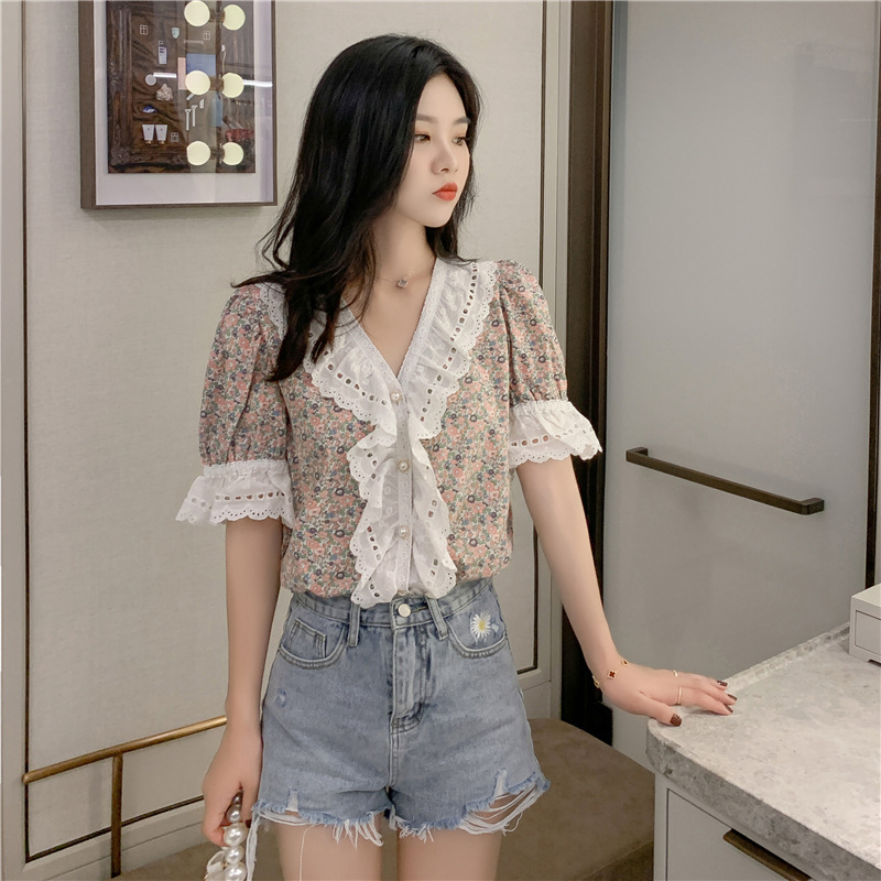 Chemisier en Mousseline de soie - Ref 3429343 Image 1