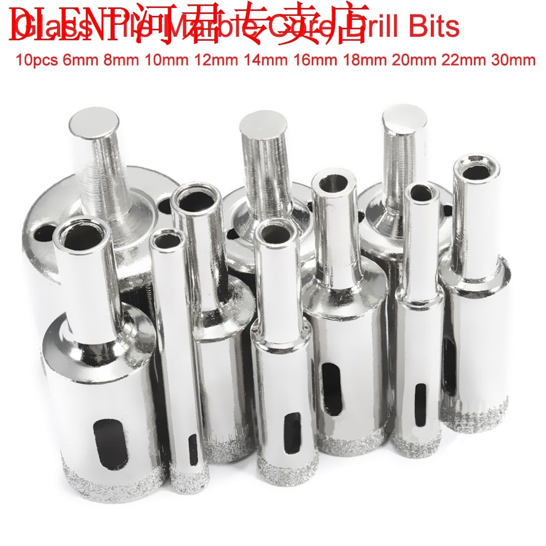 6-30mm 10 pcs Hole Saw Set Tools Ceramic...