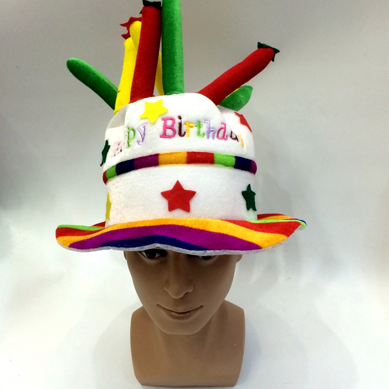 Five-pointed star birthday candles, cakes, hats for export, production and sales of various birthday hats. Happy Birthday detail image 4