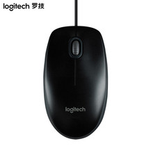 罗技（Logitech）M100r 鼠标 有线鼠标 办公鼠标 大手鼠标 黑色