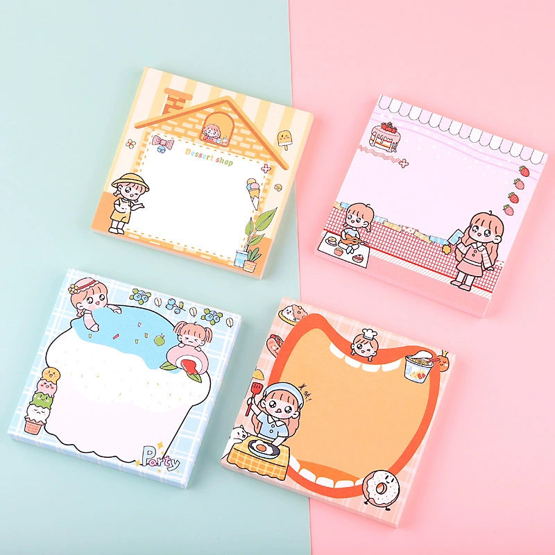 Creative INS Cute 80 Scholarship students can tear the cartoon to leave a message for forgotten the hand account fun material paper