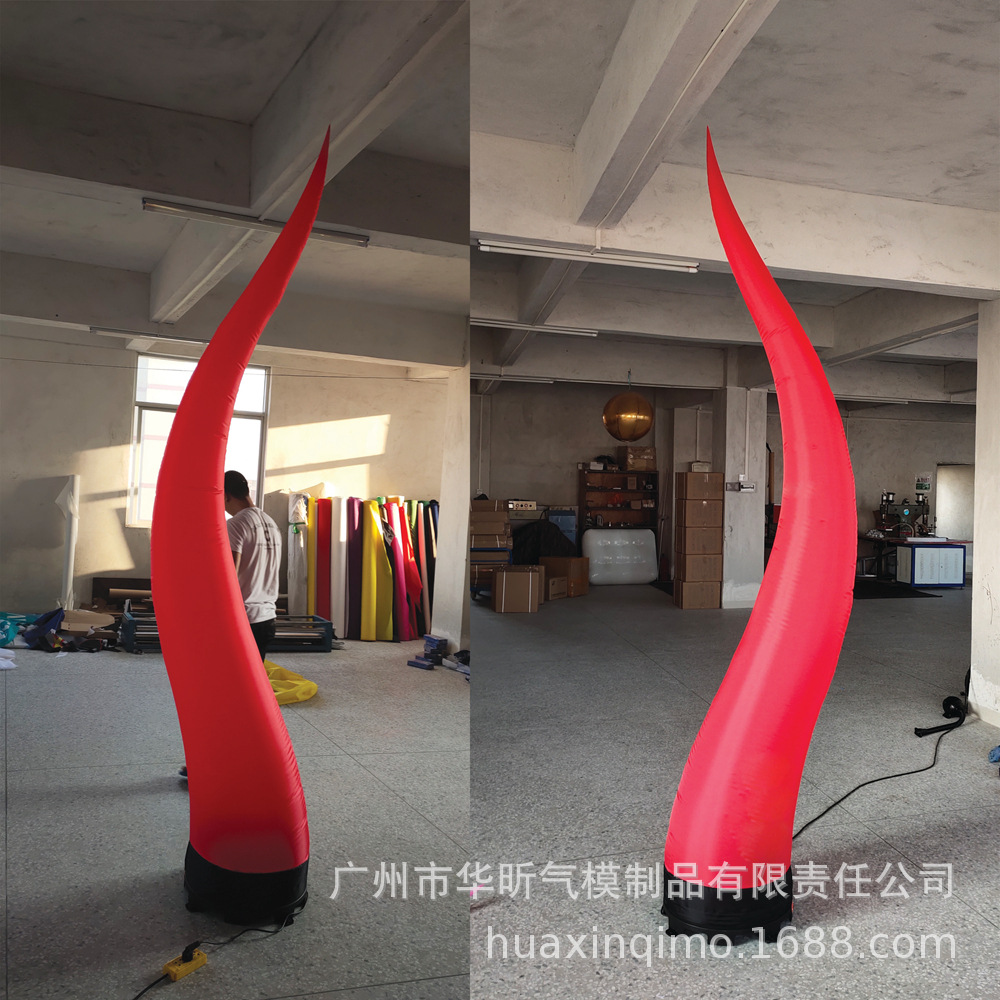 充气立柱灯气模 发光手机店灯箱灯柱 华为OPPOvivo充气广告灯柱