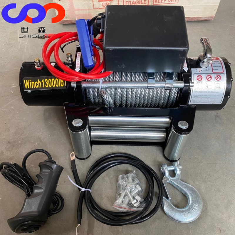 12000磅 14500磅 15000磅电动绞盘 雪地越野自救互助救援12V 24V 