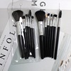 Brush, handheld face blush, pack PVC for eyelashes, 7 pieces, wholesale