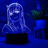 Touch night light, Japanese creative three dimensional LED table lamp, 3D, remote control