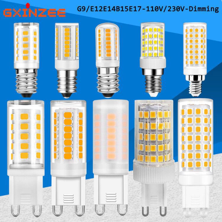 跨境 LED玉米灯 G9陶瓷 调光 无频闪 110V230V E17 E14 G9 66Dled|ms