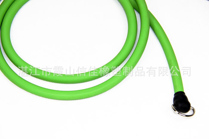 厂家供应 多功能一字拉力器 高强度不锈钢登山扣泡棉把手拉力器