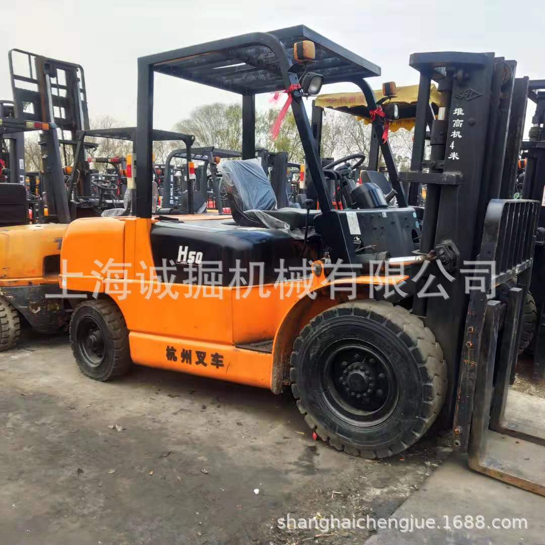 二手杭叉5吨柴油，合力5吨叉车 TCM5吨叉车