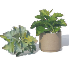 仿真多肉 北欧风多肉植物盆栽摆件 人造塑胶花植物墙组合盆栽配材