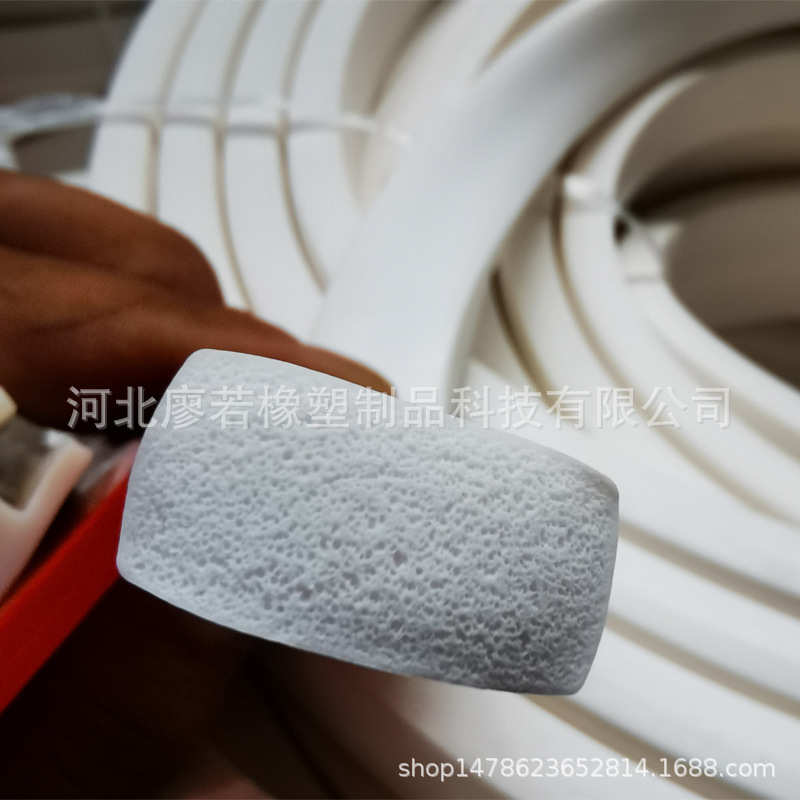 20*10硅胶发泡条门窗防撞海绵条硅胶发泡条耐高温定做