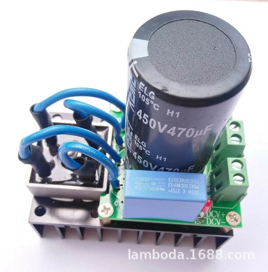 220 В, 10 А, 470 мкФ, плата выпрямителя конденсатора, вход 0-220 В переменного тока, выход 0-311 В постоянного тока, защита от нескольких весов