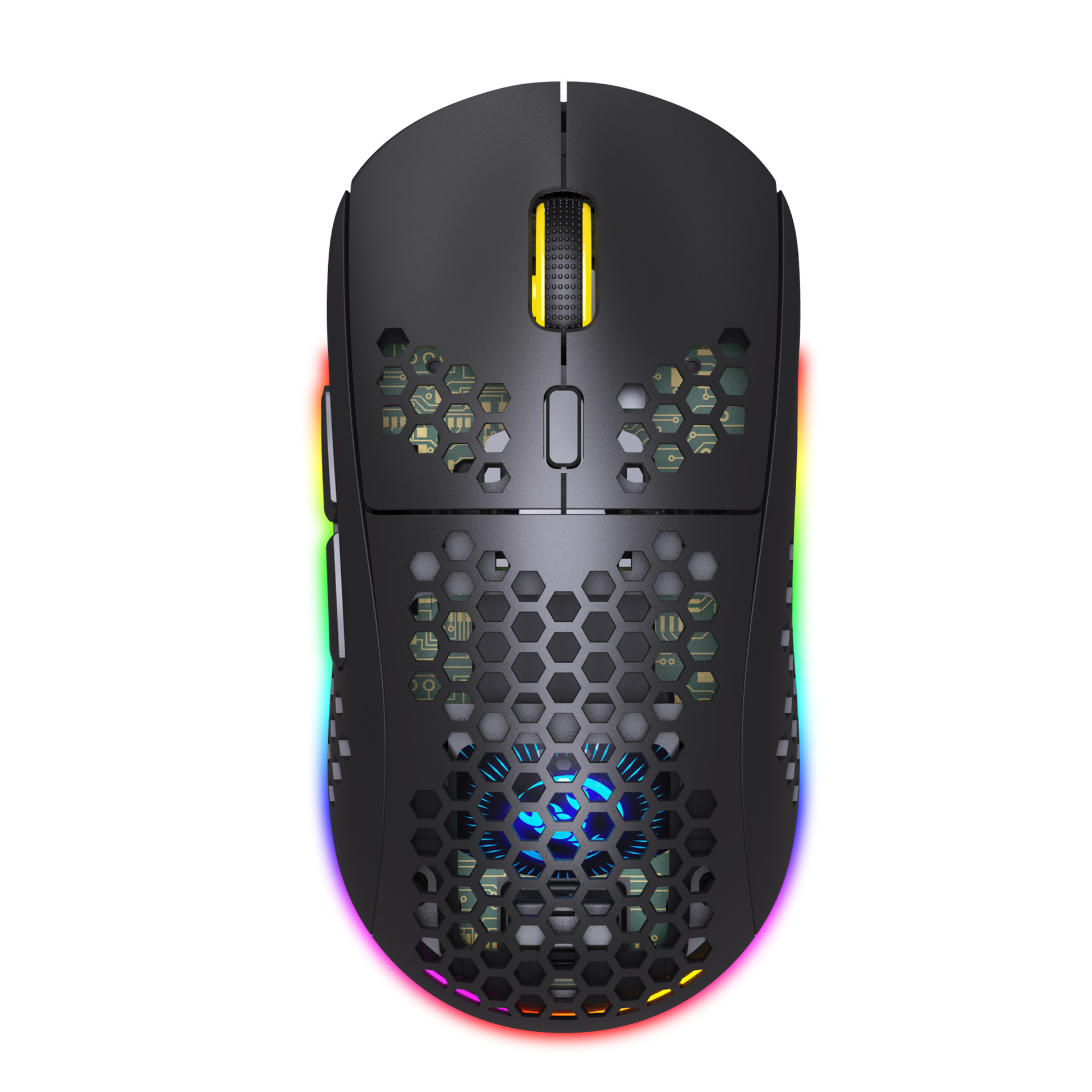 New 2.4G RGB Glow Wireless Gaming TYPE-C Charging Mouse 750mAh_voghion.com