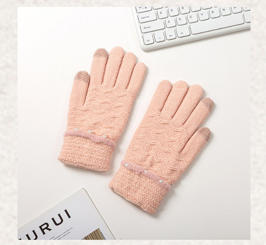 Unisex Fashion Waves Gloves display picture 1