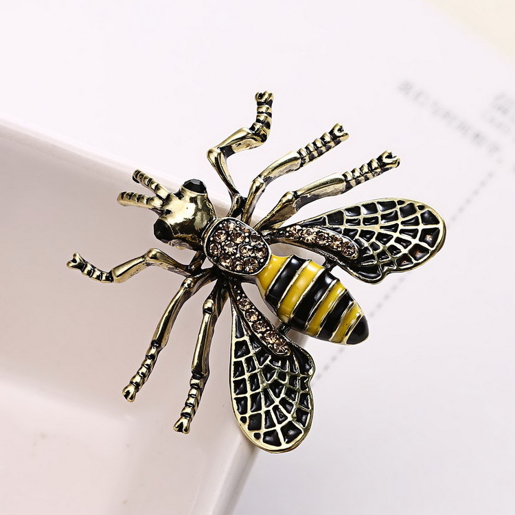 20g Weight Rhinestones Inlay Material Brooches Classification Alloy Material Animal Pattern Plating Craft Fashion Pin Animal Alloy Plating Rhinestones Unisex Brooches 8