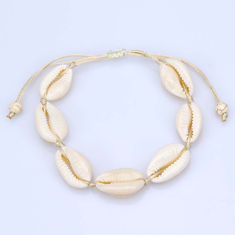 Vacation Shell Rope Shell Unisex Bracelets Necklace display picture 3