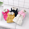 cht2020 winter new pattern children Cotton vest wholesale Plush thickening Sherpa Children's clothing Exorcism vest