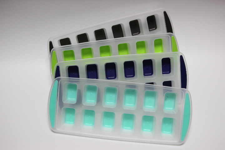 21 cuadros redondos de hielo de una sola capa de una variedad de cuadros de frutas coloridos de hielo de amor de hielo