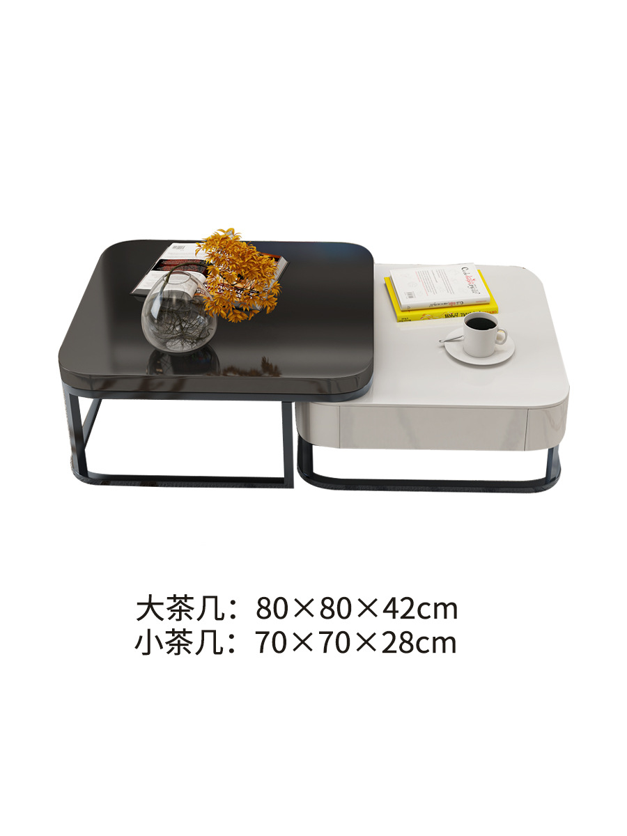Mesa de café TV gabinete pequeño apartamento combinación traje italiano minimalista gabinete de audio pintura moderna luz lujo piso gabinete OFERTA ESPECIAL