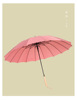 Japanese simplicity small fresh creative straight -handle umbrella automatic umbrella forest, Yellow Umbrella wholesale can print logo advertising umbrella
