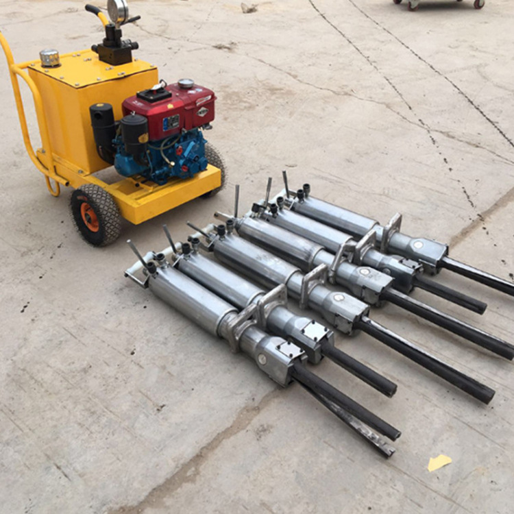 使用说明书销售电动液压分裂机 4kw混凝土劈裂机小型岩石分裂机