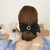 Hairgrip with bow, shiny hairpins, hair rope, hairpin
