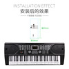 Piano 88/61/54 transparent electronic keyboard sticker five -line spectrum notation notation notes sound symbol charter piano key