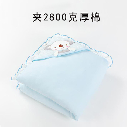 Infant Swaddle Blanket for Newborns - Packable and Thickened for Autumn and Winter - 100x100cm
