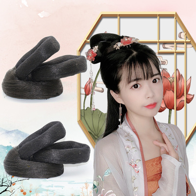 厂家直销古装古风汉服假发女发髻唐造型发型贵妃发包日常宋制套装