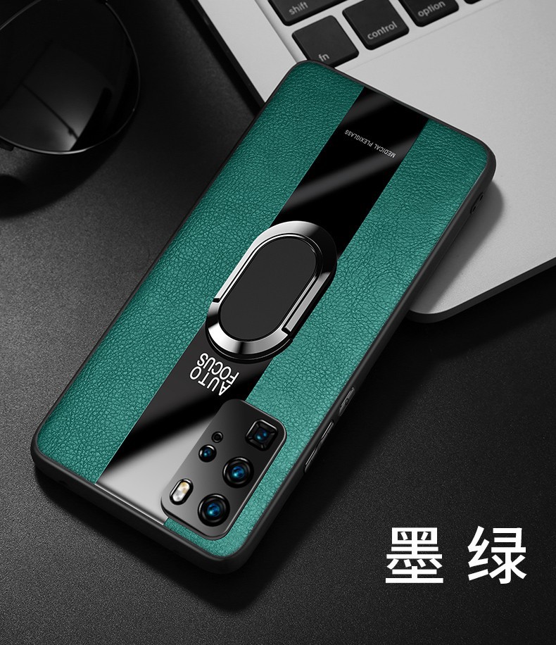 适用华为mate30pro手机壳P40皮纹保时捷华为P30保护套nova7手机壳