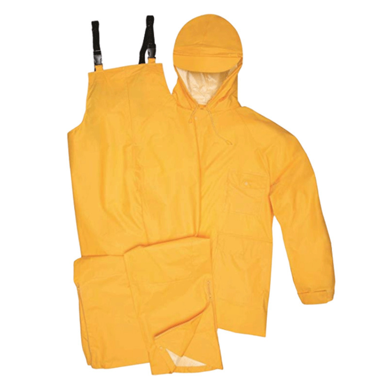 Original Hot-Selling Yellow Overalls Raincoat High-Quality Rainproof Waterproof Farm Durable High-Quality Pu Outdoor