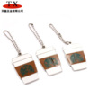 originality glass shape Key chain Metal mermaid key Pendants dad Coffee shop Promotional Gifts