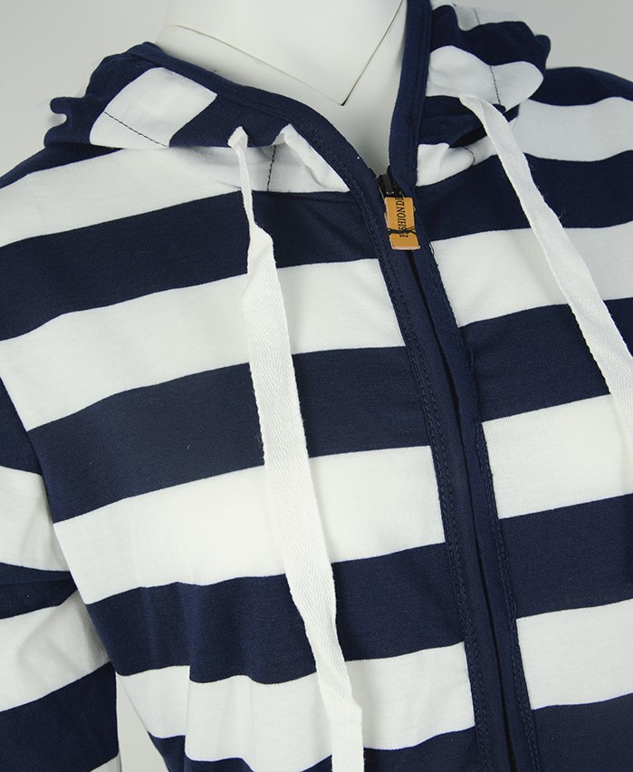 Stylish Striped Hoodie