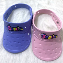 遮阳帽女夏 长檐空顶帽户外广告宣传帽子可印logo旅游团帽子现货